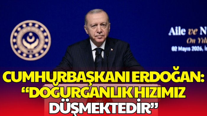 Cumhurbaşkanı Erdoğan: Rakamlar Tedirgin Edici